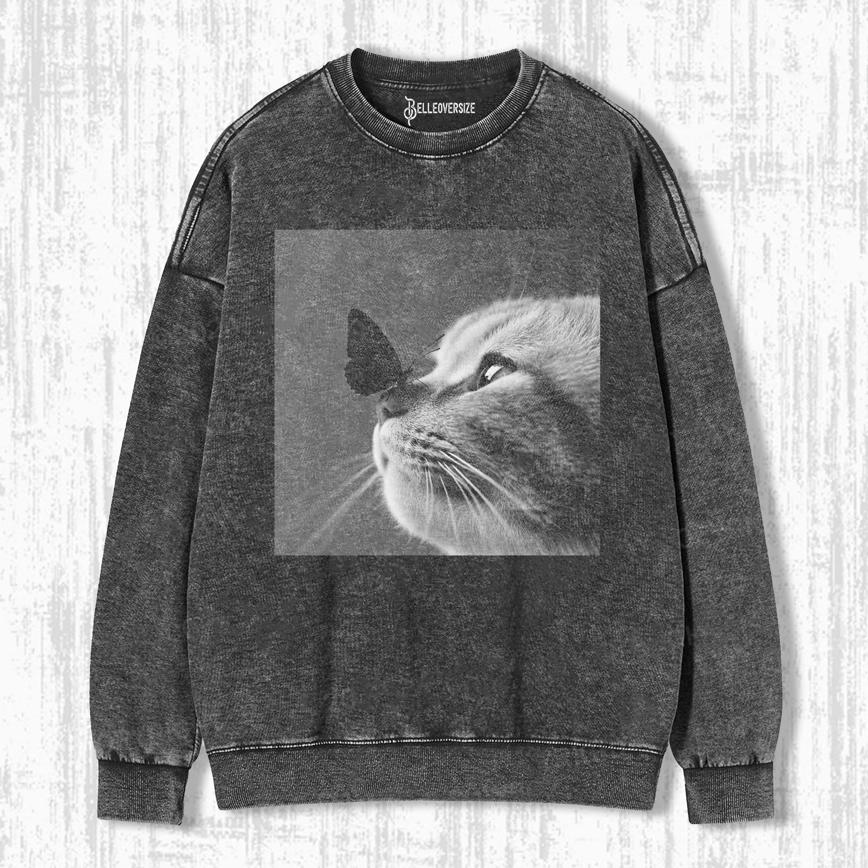 WACKY CAT SWEATSHIRTS